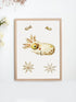 framed squid print illustration
